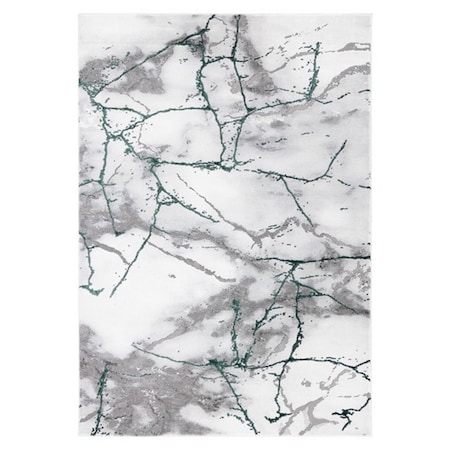 Safavieh 8 x 10 ft. Craft Power Loomed Rectangle Area Rug, Grey & Green CFT877Y-8